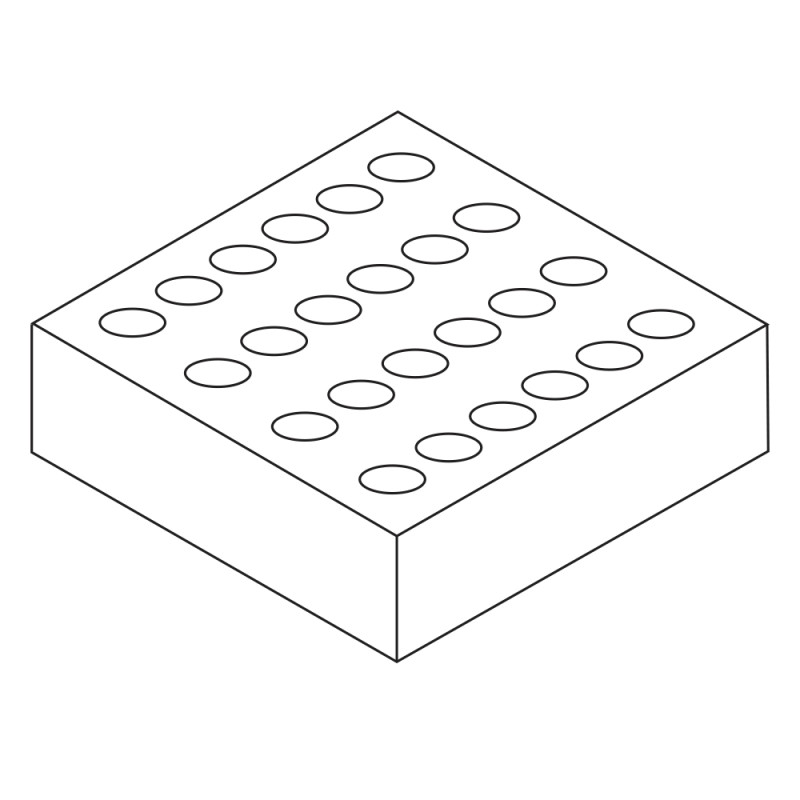 Braille Pavement Block – STOP