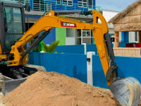 Physical works for the Development of Major Roads of Th. Guraidhoo have officially commenced.