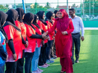 Dh. Meedhoo Volleyball Court Completed and Inaugurated