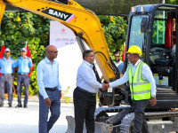 Road modernization works in Filladhoo have started